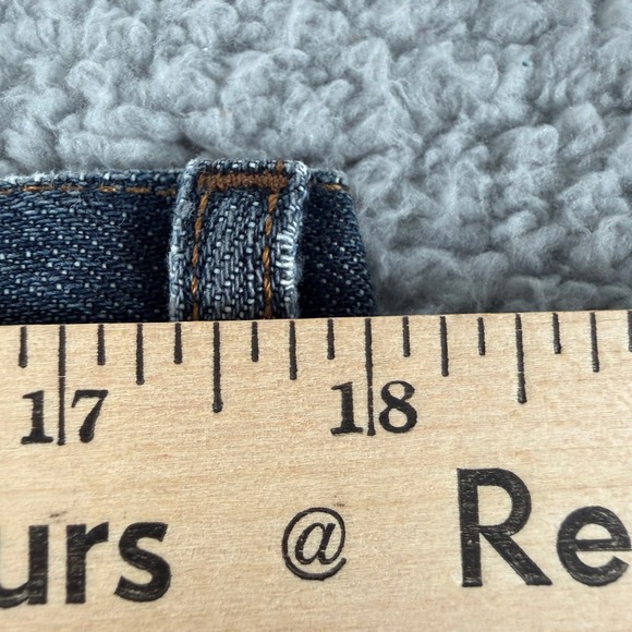 7 For All Mankind Jeans Womens 36 Blue Bootcut Denim Mid Rise Classic USA - Picture 10 of 13